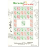 FEUILLE FRANCE F4774A TIMBRES "MARIANNE ET LA JEUNESSE" (2013) FEUILLE COMPLETE