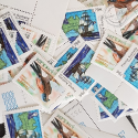 LOT DE 100 TIMBRES FRANCE NEUFS AFFRANCHISSEMENT 0.79 EUROS, SOUS FACIALE