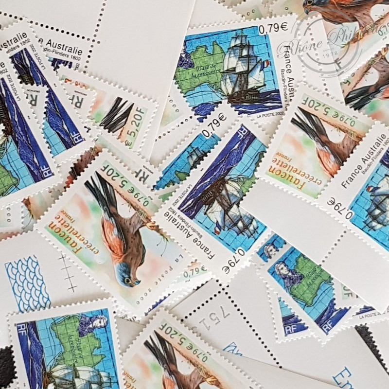 LOT DE 100 TIMBRES FRANCE NEUFS AFFRANCHISSEMENT 0.79 EUROS, SOUS FACIALE