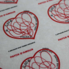 FEUILLE AUTOADHESIVE, PATCH D'AMOUR N°648A TIMBRES**2012-LUXE