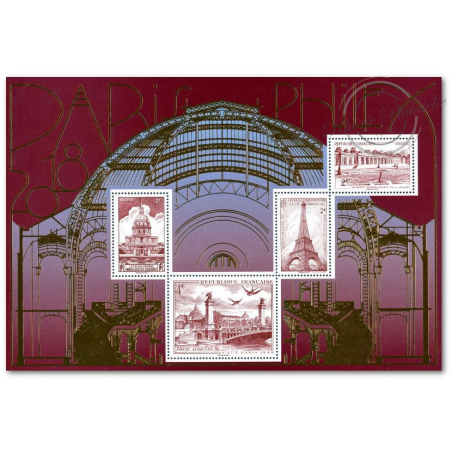 FEUILLET FRANCE N°F5222 "PARIS PHILEX 2018, MONUMENTS DE PARIS" TIMBRES LUXES