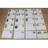 LOT DE 50 ENVELOPPES, PRÉ-AFFRANCHIES, RÉGIONS-FRANCE, LETTRES 20G