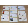 LOT DE 50 ENVELOPPES, PRÉ-AFFRANCHIES, MILITAIRE, LETTRES 20G