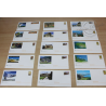 LOT DE 50 ENVELOPPES MONDE, PRÉ-AFFRANCHIES, PAYSAGES_FR, LETTRES 20G