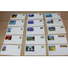 LOT DE 50 ENVELOPPES MONDE, PRÉ-AFFRANCHIES, PAYSAGES_FR, LETTRES 20G