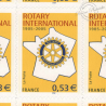 FEUILLE TIMBRES POSTE AUTOADHÉSIFS N°52, CENTENAIRE DU ROTARY CLUB INTERNATIONAL-2005