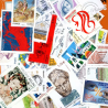 LOT DE TIMBRES DIVERS EN EUROS A PARTIR DE 2014, FACIALE 200€