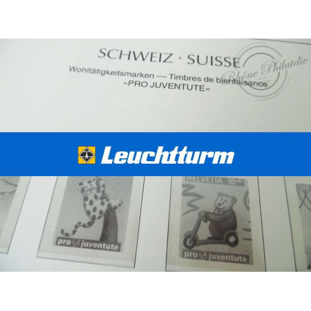 FEUILLES LEUCHTTURM 2002 pour timbres de Suisse