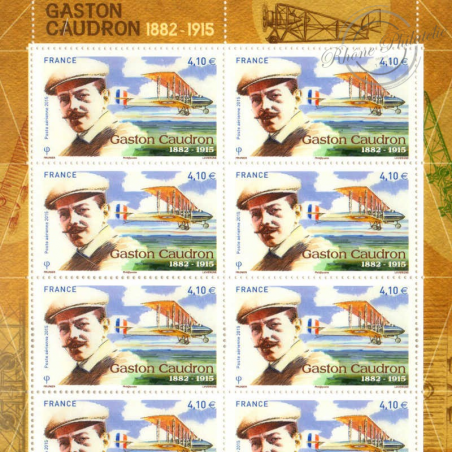 PA N°79 GASTON CAUDRON 2015 FEUILLE COLLECTOR