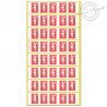 CARNETS TIMBRES N°2874-c4 MARIANNE ROUGE DE BRIAT, AUTOADHESIFS POUR 40 LETTRES 20G