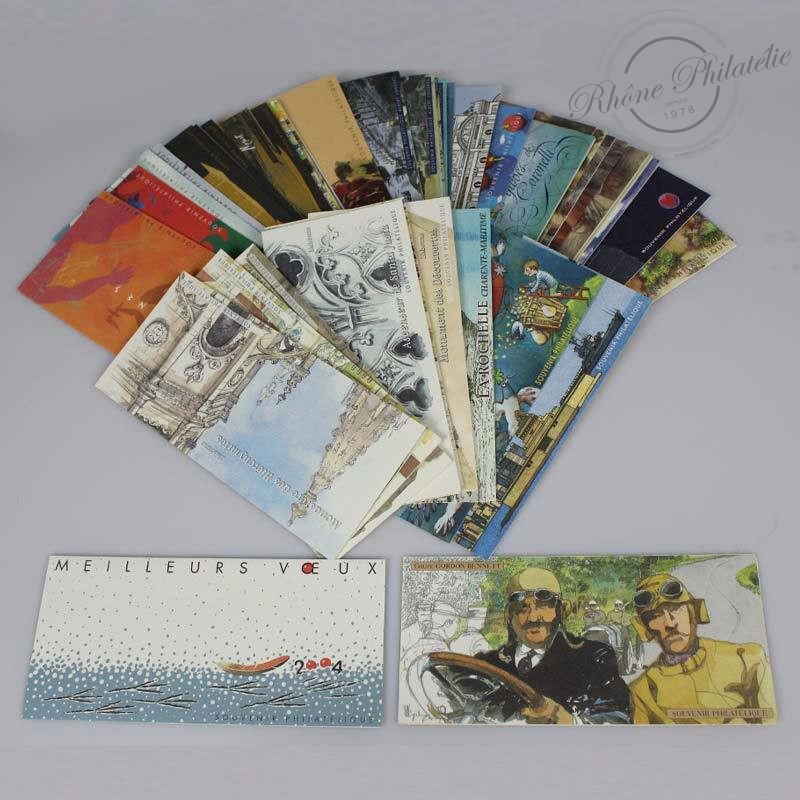 LOT BLOCS SOUVENIRS N° 1 A 46 SERIE COMPLETE DE 2003 à 2009