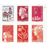 CARNET FRANCE BC1518 DE TIMBRES COMPOSITION VARIABLE VISAGES DE LA 5E REPUBLIQUE