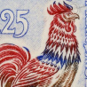 FRANCE N°1331 COQ DE DECARIS VARIÉTÉ CRËTE BLEUE, TIMBRE LUXE-1962-65