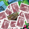 LOT DE 50 TIMBRES-POSTE 2.22€