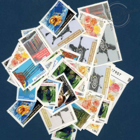 LOT DE 50 TIMBRES-POSTE 1.20€