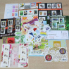 LOT DE TIMBRES DIVERS EN EUROS DE 2011, VALEUR FACIALE DE 110€
