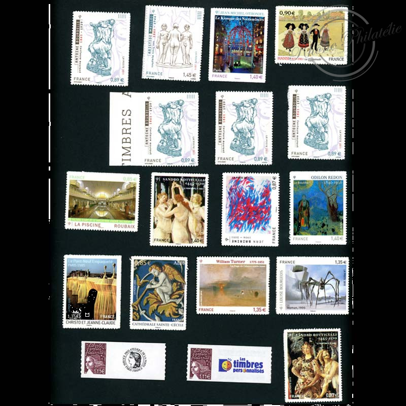 FRANCE - TIMBRES Autoadhésifs Série Complète N°1930 à 1941 Oblitéré EUR