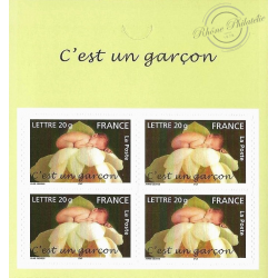 CARNET FRANCE BC55 DE TIMBRES POUR AFFRANCHIR 10 LETTRES 20g "C'EST UN GARCON"