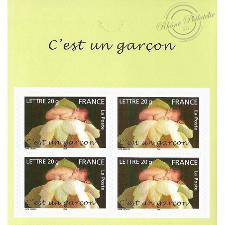 CARNET FRANCE BC55 DE TIMBRES POUR AFFRANCHIR 10 LETTRES 20g "C'EST UN GARCON"