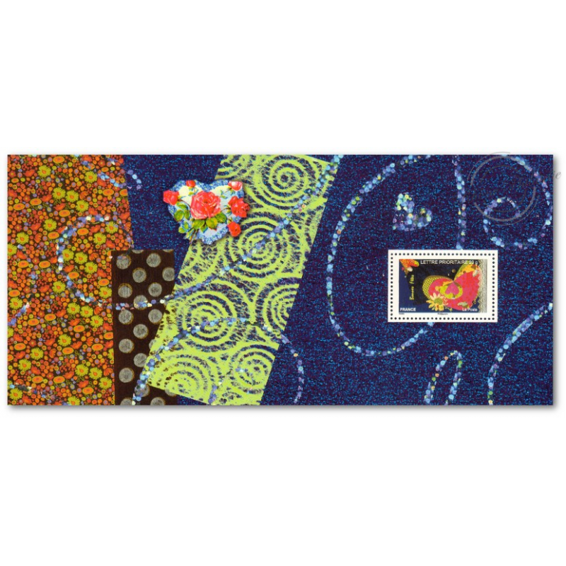 LOT DE 10 BLOCS SOUVENIRS N°_35 BONNES FETES 2008, BLISTER FERME