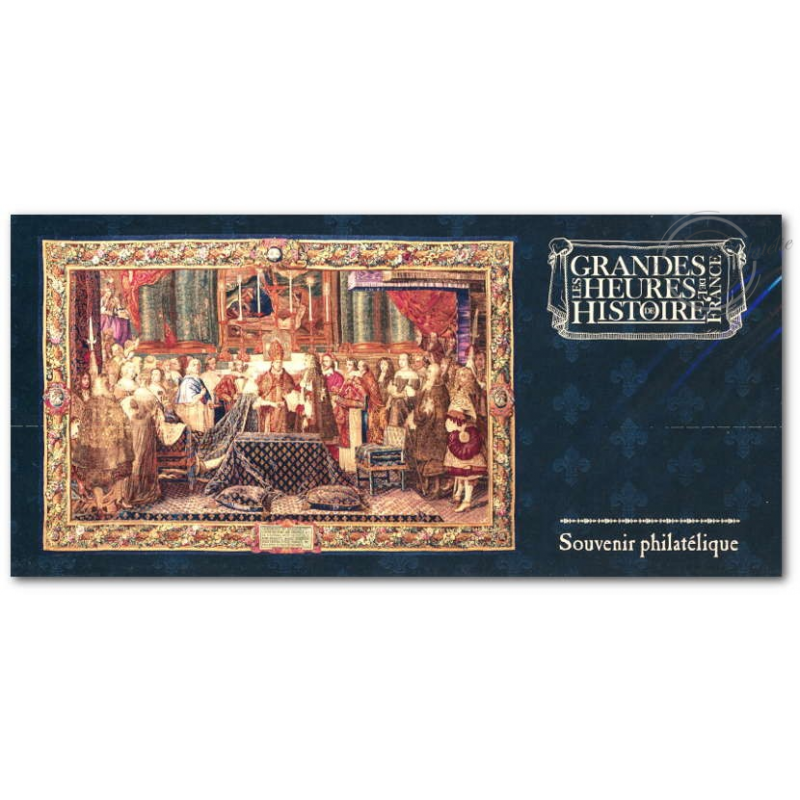 LOT DE 4 BLOCS SOUVENIRS N°142 LES GRANDES HEURES DE L'HISTOIRE DE FRANCE ANNEE 2018