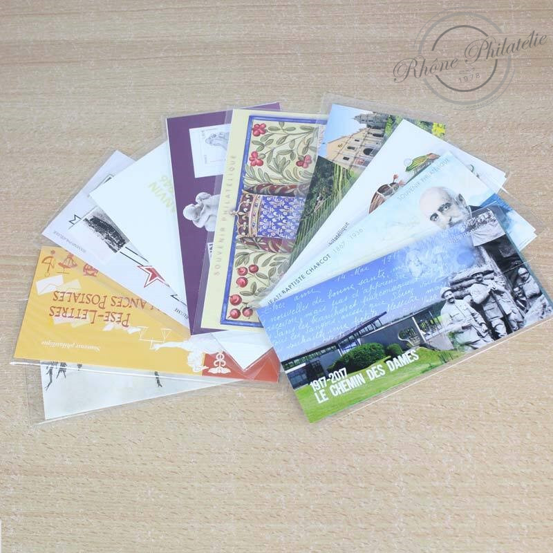 LOT DE BLOCS SOUVENIRS BLISTERS FERMES, SÉRIE COMPLÈTE DE 2017