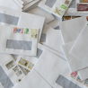 LOT DE 200 ENVELOPPES AFFRANCHIES LETTRE VERTE 20g