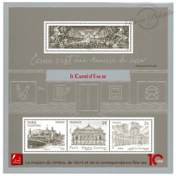 FRANCE FEUILLET N°F5368 10e ANNIVERSAIRE DU CARRÉ D'ENCRE, TIMBRES NEUFS-2019