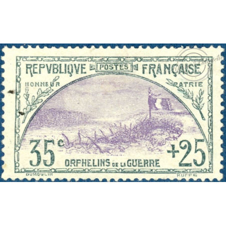 FRANCE N° 152 ORPHELINS DE LA GUERRE, TIMBRE OBLITÉRÉ 1917-1918