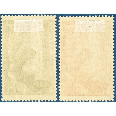 N°354-355 VICTOIRE DE SAMOTHRACE, TIMBRES NEUFS*, 1937
