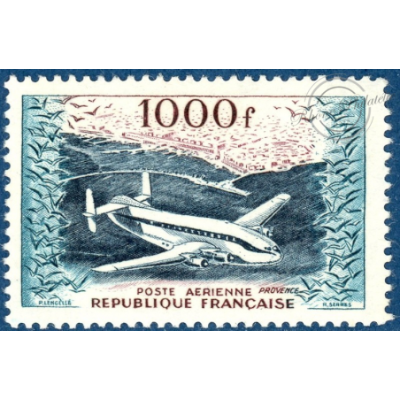 PA N°33 PROTOTYPE BREGUET 1000F, TIMBRE POSTE AÉRIENNE, NEUF**, 1954