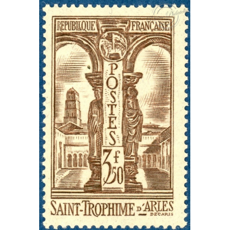 N°302 CLOITRE DE ST TROPHIME, TIMBRE NEUF**, 1935