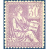 FRANCE N° 115 TYPE MOUCHON 30C VIOLET, TIMBRE NEUF** - 1900-01