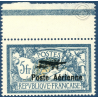 PA N°2 TIMBRE MERSON 5f BLEU SURCHARGÉ POSTE AÉRIENNE, NEUF SANS CHARNIÈRE, 1927, TTB