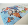 LOT DE 25 FEUILLETS F4498 LES PAPILLONS, FACIALE 71.50 EUROS