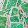 LOT DE 100 TIMBRES A VALIDITES PERMANENTES LETTRES ECOPLIS 20G MARIANNE