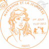 LOT DE 3 BLOCS N°133 MARIANNE ET LA JEUNESSE 2013 LUXE