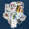 LOT DE TIMBRES DIVERS EN EUROS DE 2014/2015, VALEUR FACIALE 192€