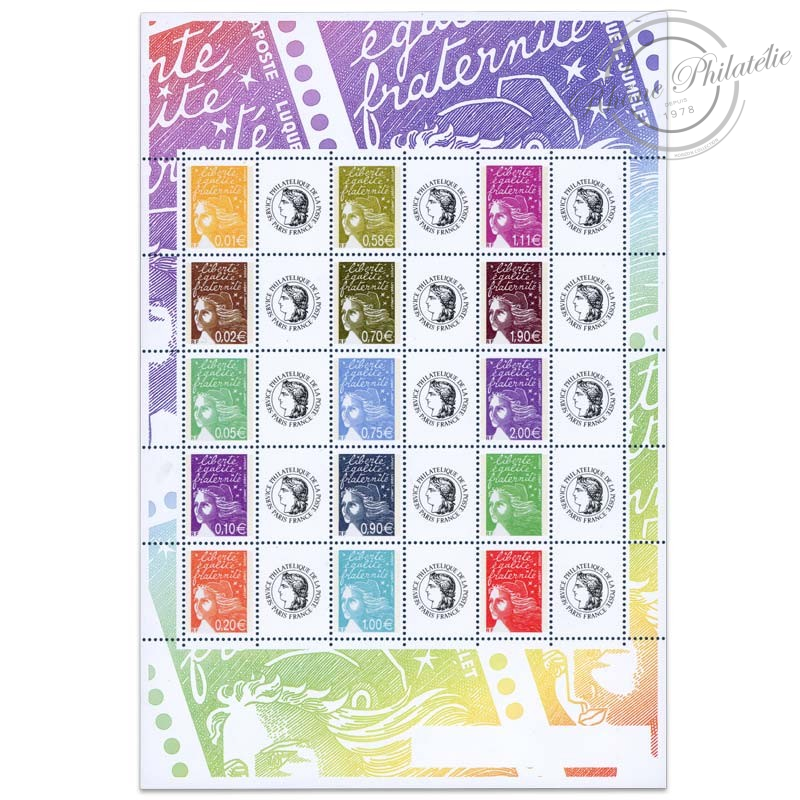 Pages Classeur Timbres MUROAD - Lot De 10 Feuilles 7 Lignes, Protection Sans Acide