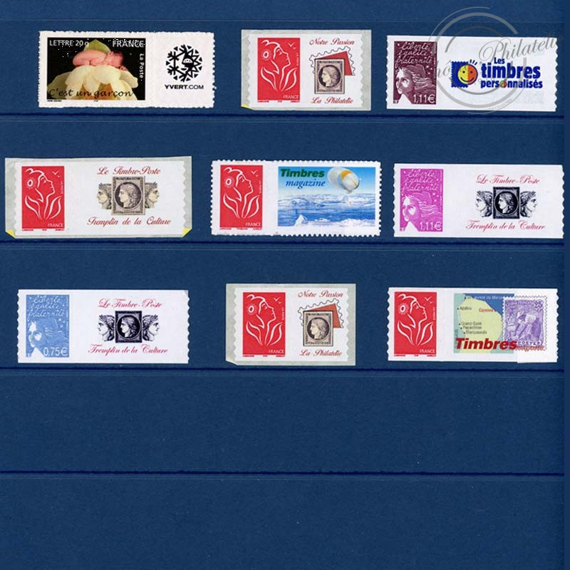 France - France autoadhésifs oblitérés (Série complète : Jardin d'autmonne) (cachet rond