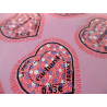 FEUILLE DE TIMBRES POSTE AUTOADHESIFS N°50 COEURS 2005 DU COUTURIER CACHAREL