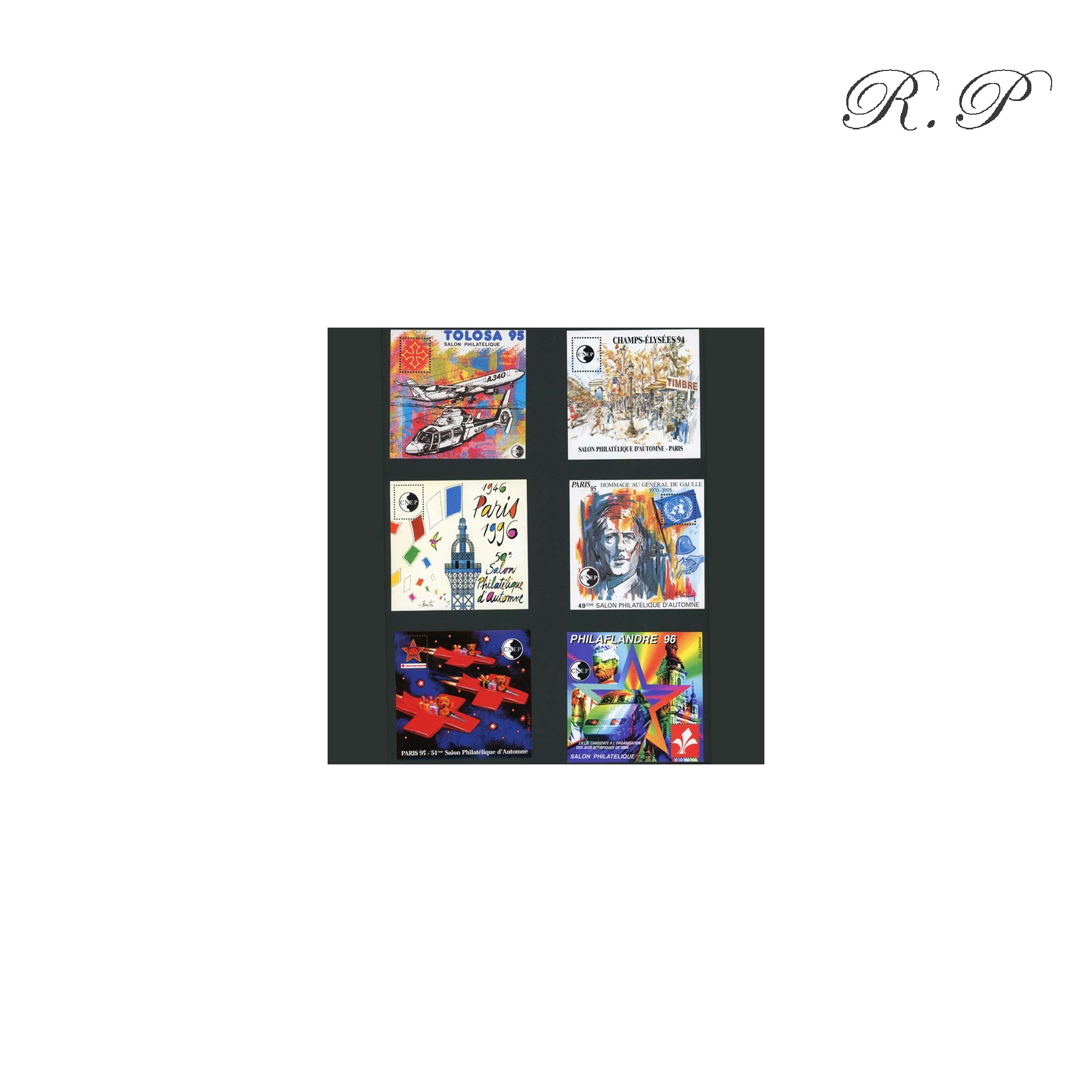FRANCE LOT DE 17 BLOCS CNEP, FFAP AVANT 2000