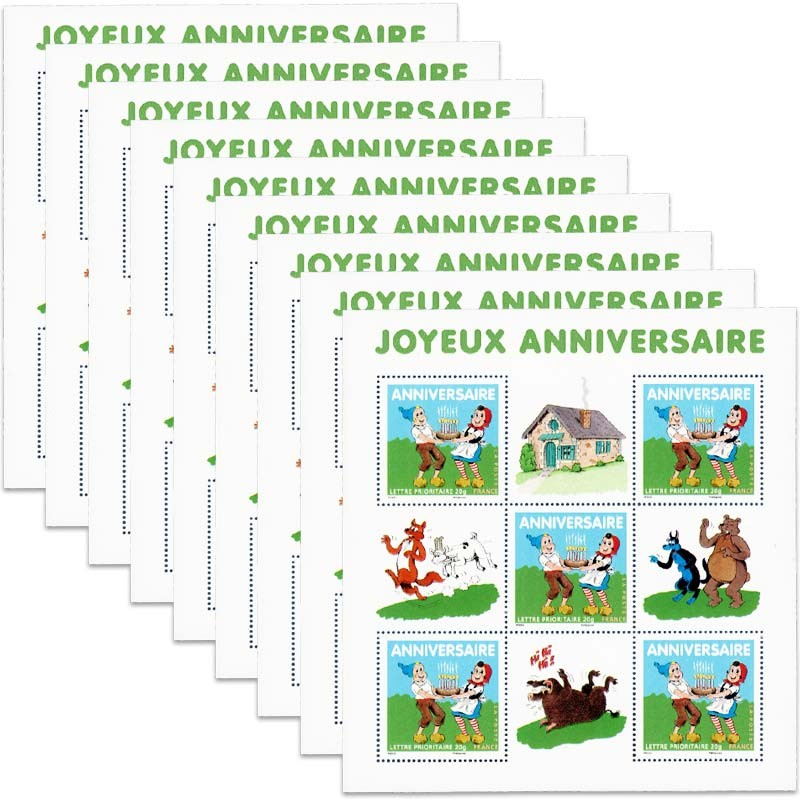 Lot De 50 Lettres Prioritaires g 10 Blocs N 112 Timbres Pour Ann