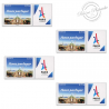FRANCE N°5144 PARIS 2024, LOT DE 4 TIMBRES NEUFS-2017