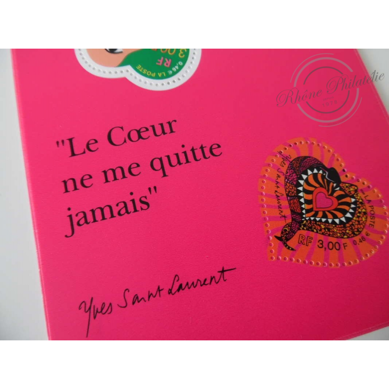 LOT DE 30 BLOCS N°27 LE COEUR NE ME QUITTE JAMAIS, FACIALE 69€
