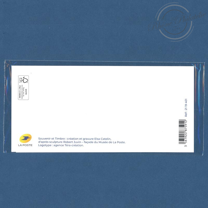 BLOC SOUVENIR N°161, MUSEE DE LA POSTE-2019-LUXE