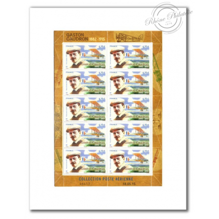 PA N°79 GASTON CAUDRON 2015 FEUILLE COLLECTOR