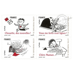 CARNET FRANCE BC355 DE TIMBRES POUR AFFRANCHIR 14 LETTRES 20g "LE PETIT NICOLAS"