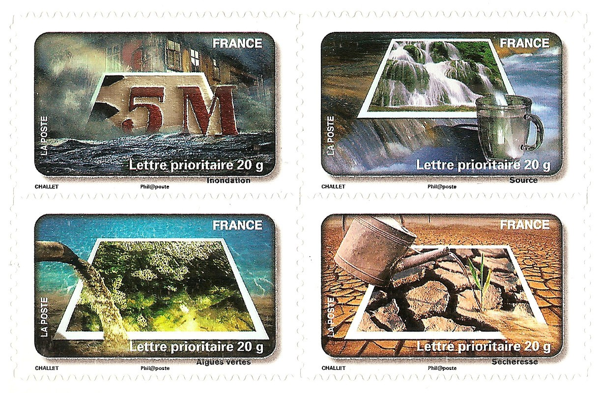 Carnet Fete Du Timbre De 12 Timbres Poste Autocollants Illustres