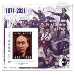FRANCE BLOC CNEP N°86 "ANNIVERSAIRE DE LA COMMUNE DE PARIS" 2021-LUXE